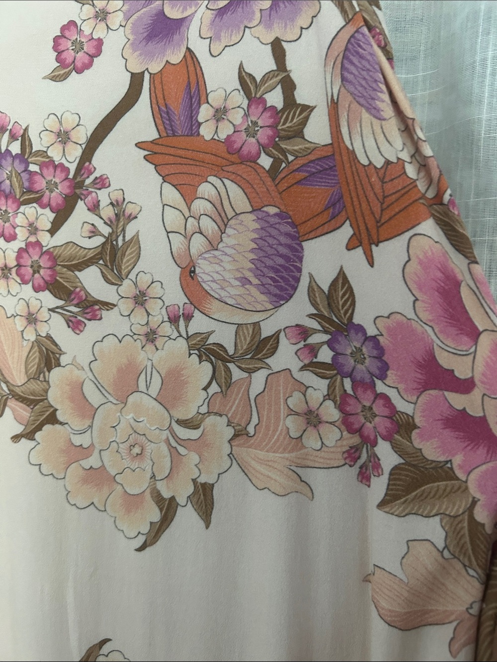Spell and the Gypsy Blue skies Cream Floral Midi slip dress - Picture 9 of 10